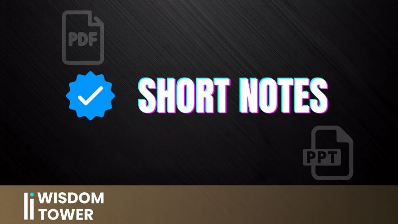 Short Notes